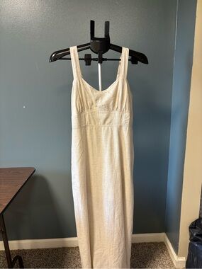 Sleeveless Linen Maxi Dress